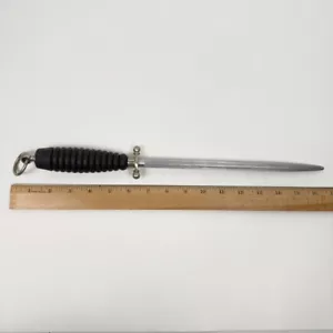 Zwilling J.A. Henckels 10" Knife Honing Rod Sharpening Steel Black Handle - Picture 1 of 7