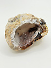 Amethyst Quartz Agate Stone Rock Polished Front Geode 93 grams