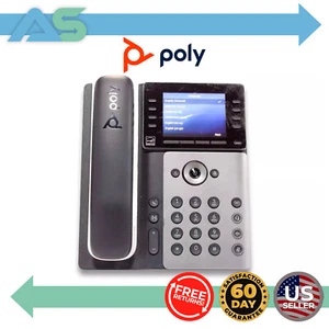 Poly Edge E350 IP Office Desk Phone Microban Enterprise Audio Bluetooth Wi-Fi - Afbeelding 1 van 19