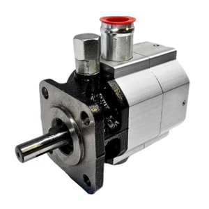 11 GPM Hydraulic Two Stage Hi-Low Gear Pump 4 Bolt Flange At 3600 Rpm - Picture 1 of 2