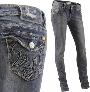 Mek DNM USA Damenjeans Hose Röhrenjeans Stretch New Oaxaca W31/L34 Neu - Bild 1 von 3