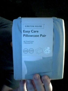 KIRKTON HOUSE AZUL 144 HILOS 2 FUNDAS DE ALMOHADA CUMPLEAÑOS NAVIDAD CORREO GRATUITO REINO UNIDO - Imagen 1 de 1