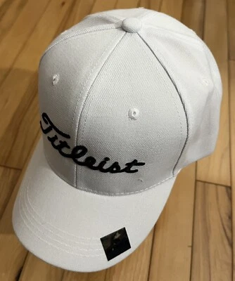 Golf Hat. Titleist White Baseball Cap. ***A hat worth more than its price. - Image 1 of 4