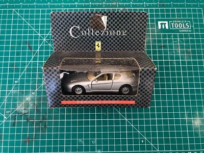 Shell Collezione Ferrari 456 GT modelo prata fundido na caixa - Imagem 1 de 4