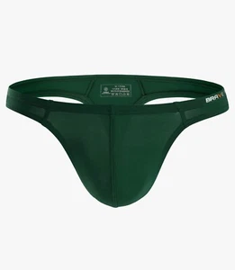 Mens Brave Person Thong Underwear Low Waist T back Panties Small Green - Picture 1 of 5