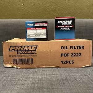 12 PACK Prime Guard POF2222 Engine Oil Filters - Picture 1 of 10