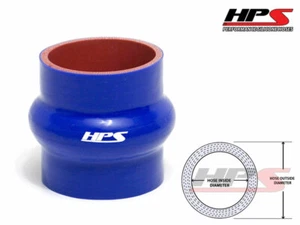 6" LONG HPS 3.25" 83mm 4-Ply Silicone HUMP Intercooler Turbo Coupler Hose BLUE - Imagen 1 de 1