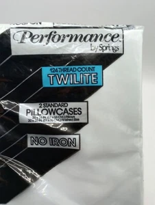 Performance By Springs 2 federe standard per cuscini 20 x 26 pollici bianco - Foto 1 di 4
