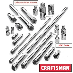 CRAFTSMAN 21 pc Adapter Universal Extension Accessory Set with 14" & 20" 13 - Picture 1 of 5