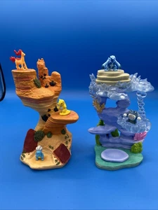 Pokemon Select Rocky Desert And Underwater Environment Multi-Level Display - Picture 1 of 6