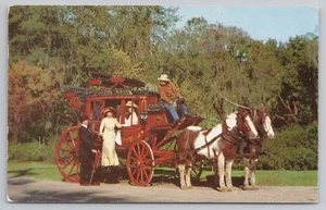 Concord Coach in Silver Springs in Sankt Petersburg Florida um 1955 Postkarte - Bild 1 von 2