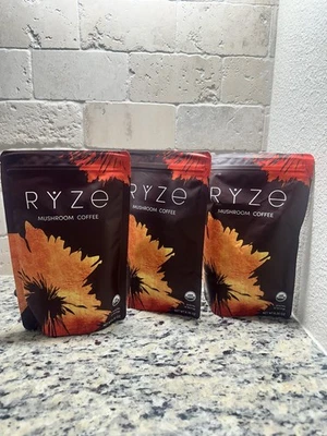 Paquete de 3 café con champiñones café instantáneo control de peso sin azúcar 30 porciones cada uno  Foto 1 de 2