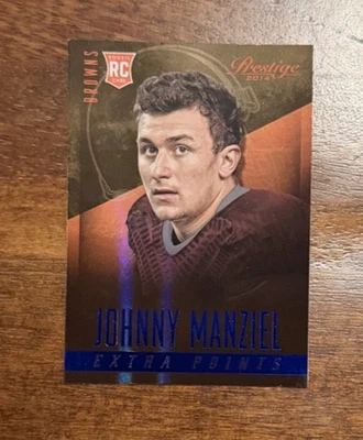 2014 Prestige Football Card #253 Johnny Manziel Rookie - Image 1 of 2