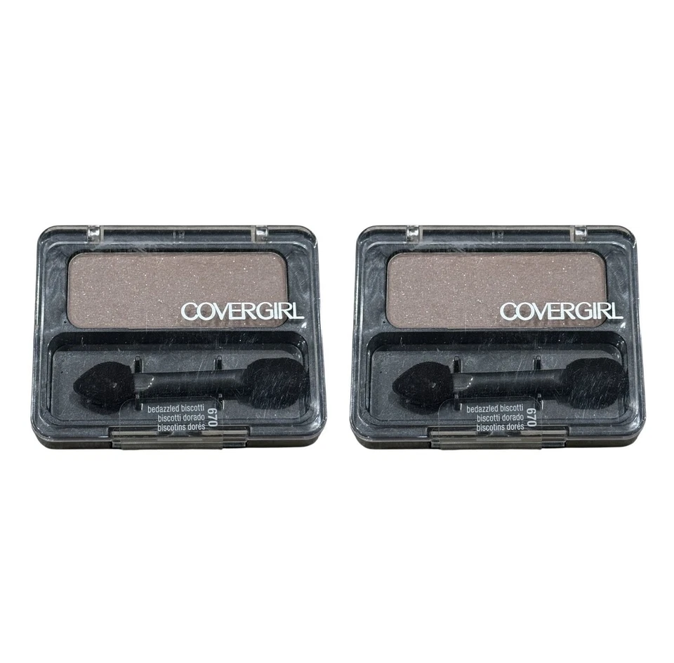 CoverGirl Eye Enhancers 1-Kit Eyeshadow Bedazzled Biscotti 670 0.09 oz READ