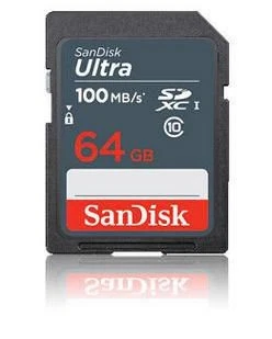Sandisk W128256541 SDSDUNR-064G-GN3IN Ultra 64 Gb Sdxc Uhs-I Class  10 ~E~ - Bild 1 von 1
