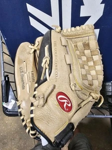 Rawlings Longhorn Serie LH1251 12,5" Leder Baseball Handschuh Mitt ~ RHT - Bild 1 von 3