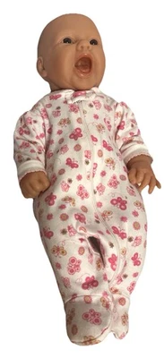 "Muñeca bebé niña Berenguer de colección con traje de mariposa rosa boca abierta sonriente 15""" Foto 1 de 4