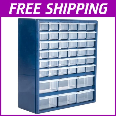 Transparent Plastic Storage Drawers - 42 Bin Organizer by - Image 1 of 4