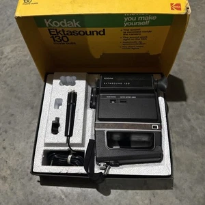 Vintage Kodak Ektasound 130 Movie Outfit in Box + Microphone As Is - Picture 1 of 6