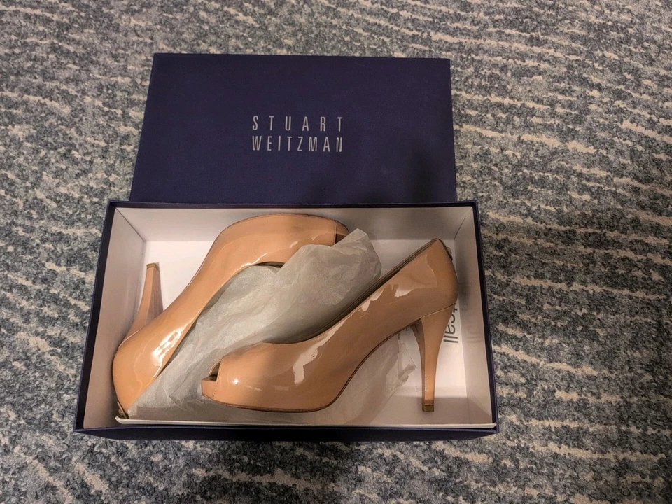 Tacones STUART WEITZMAN Sierra Adobe Aniline nw15830 talla 7,5 m gran forma Foto 1 de 4