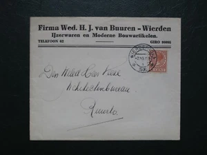 Niederlande 1935 Umschlag mit Originalbrief - Bild 1 von 3
