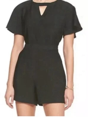 Pantalones Cortos Banana Republic Negro Cerradura Mameluco Nuevo Sin Etiquetas 8 Foto 1 de 4