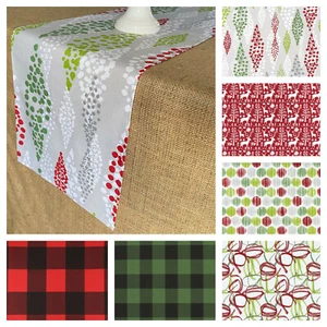Christmas Table Runner Holiday Home Decor Table Centerpiece Christmas Linens - Picture 1 of 31