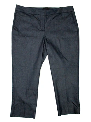 New Attention slim fit stretch size 6 capri cropped indigo blue pants Foto 1 de 3
