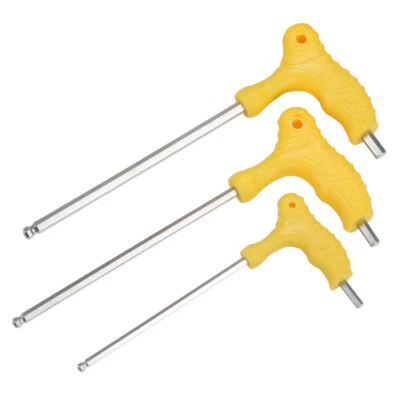2mm-12mm T-Handle Allen Hex Wrench Key Ball End Hexagon Metric Allan Wrench CR-V - Image 1 of 4