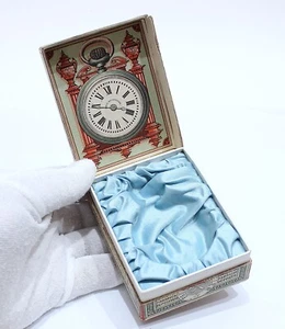 Paul Hemmeler Antiguo Reloj Bolsillo Caja Presentación Raro - Imagen 1 de 9