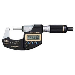 Mitutoyo 293-185-30 QuantuMike Digimatic Micrometer, 0-1"/0-25mm Range - Picture 1 of 6