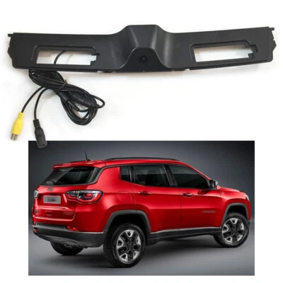Car CCD Camera Rear View Reverse Night Vision Parking for Jeep Compass 2017-2018 - Image 1 of 4