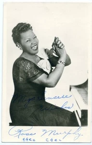 ROSE MURPHY American Jazz Singer PIANO Theatre INK SIGNED Autograph - Picture 1 of 1