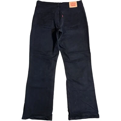 Vintage Levis 550 Relaxed Tapered Leg Jeans Womens 16 X 31 Inseam Black Denim - Image 1 of 4