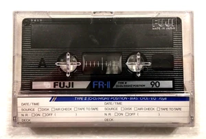 FUJI FR-II 90 vintage audio cassette blank tape sealed Made in Japan Type II - Picture 1 of 2