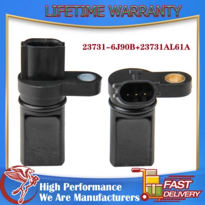 2 sensores de posición del árbol de levas y cigüeñal para Nissan Frontier Infiniti 2005-2014 Foto 1 de 4