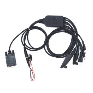 5 In 1 Built-in FTDI Chipset Programming Cable Line For Motorola Handheld Radios - Zdjęcie 1 z 7