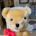 1970's/1980's Golden Mohair Dean's Gwentoy Teddy Bear  wales UK 11in EUC