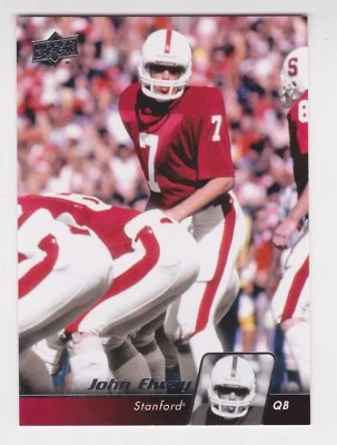 2011 UD Upper Deck Football Base #14 John Elway Stanford Cardinal - Image 1 of 2