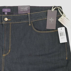 NYDJ Clarissa Ankle Cropped Women's Jeans 24W New Dark Enzyme - Picture 1 of 5