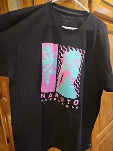 Naruto Shippuden Collection schwarz Größe Xtra Large Grafik T-Shirt Viz Media NEU - Bild 1 von 3