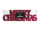 Merry Christmas Glitter Sign Plaque Hanging Xmas Door Tree Window Decoration Uk