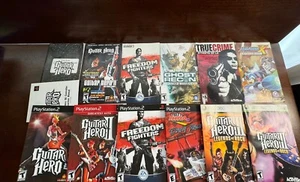 PS2 XBOX 360 Game Cube Instructions Booklets Bundle Guitar Hero Megaman X - Picture 1 of 4