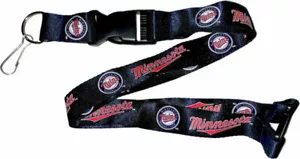 NEW 2022 Designer MLB MINNESOTA TWINS Dynamic Clip On Keychain Lanyard - Picture 1 of 1