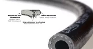 TUBO BENZINA E DIESEL CARBURANTE Ø 8mm al mt NAFTA GASOLIO OMOLOGATO barca - Foto 1 di 2