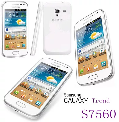 Samsung Galaxy Trend S7560 Original 4.0" Unlocked Wifi 5MP Android 2GB - Image 1 of 4