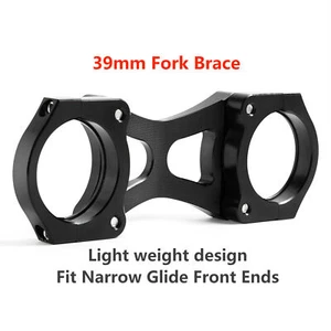 39mm Fork Brace For Harley Sportster 883 Custom XL883C Dyna Super Glide FXD US - Picture 1 of 7