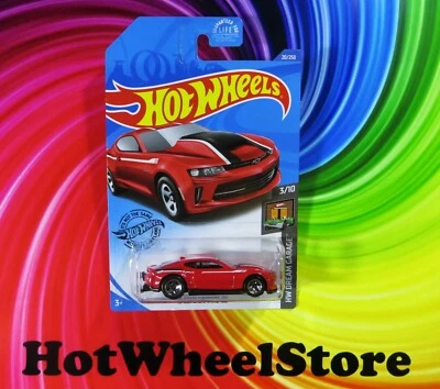 2020  Hot Wheels  Dollar General  Red  '18 COPO CAMARO SS  Card #20  HW75-041920 - Image 1 of 4