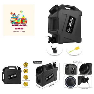 3.2 Gallon/5 Gallon Water Containers with Spigot, BPA Free Water Jug, Militar... - Picture 1 of 7