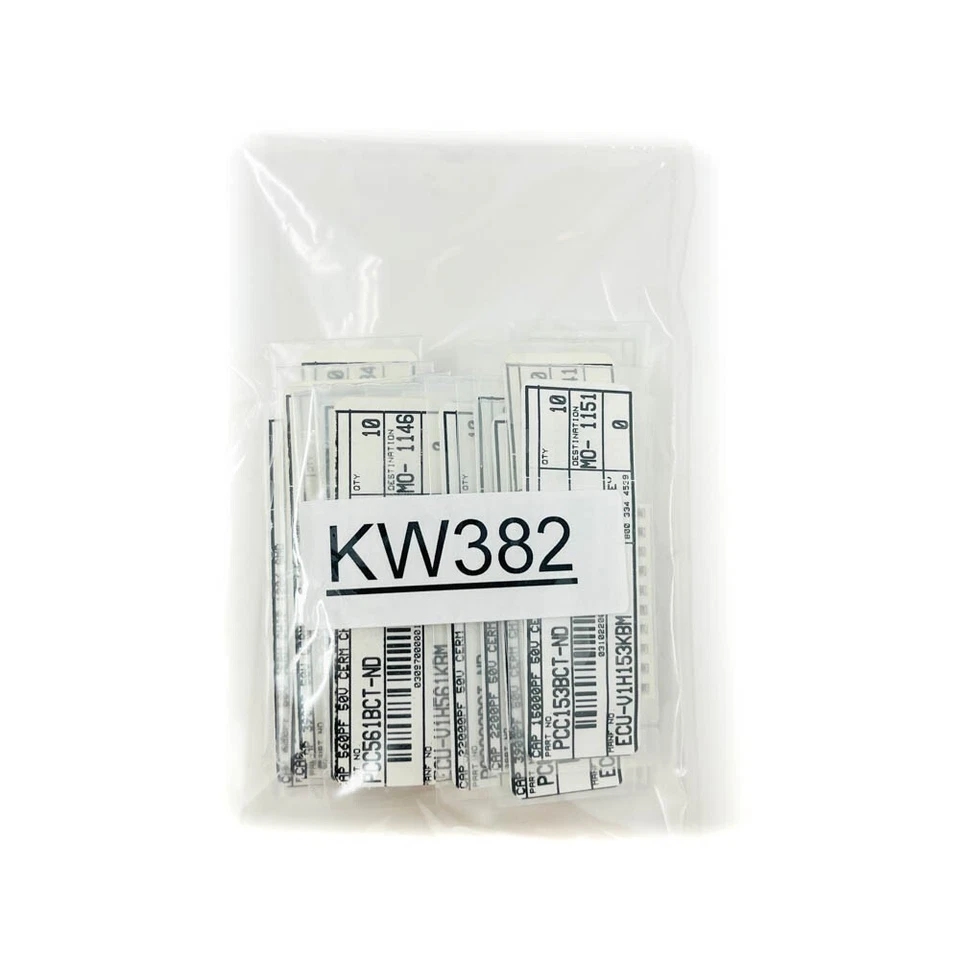 32 Pack Assorted Panasonic Multilayer Ceramic Capacitor, 50V 1206 SMD - Image 1 of 4